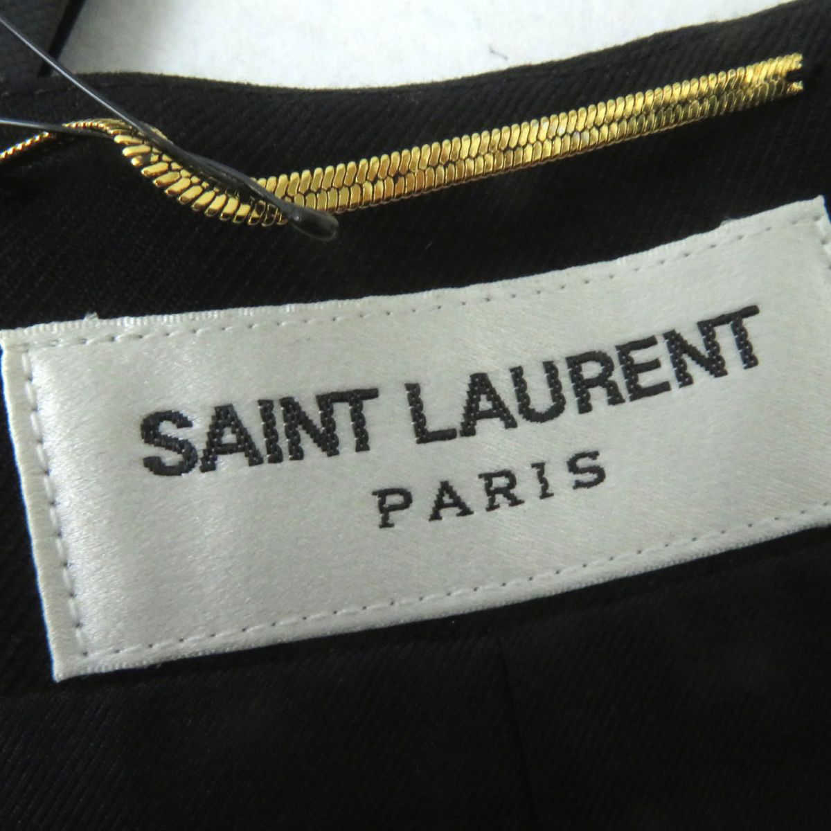 Saint Laurent Rhinestone Asymmetric Skirt Black