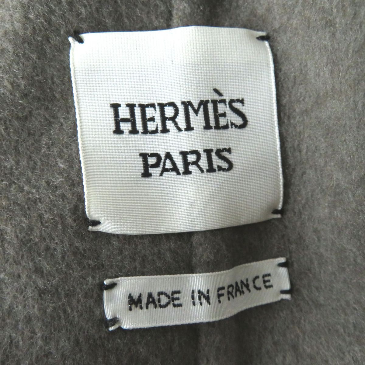 Hermes Baby Cashmere No Collar Wrap Coat