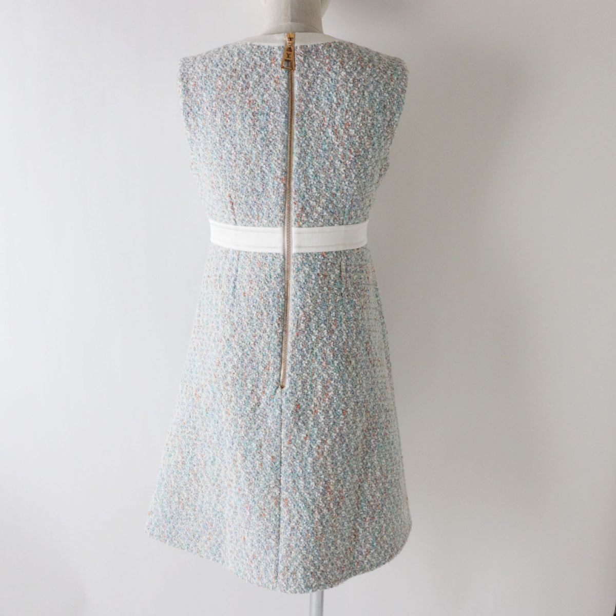 Louis Vuitton Stardust Lurex Tweed A-line Dress 36