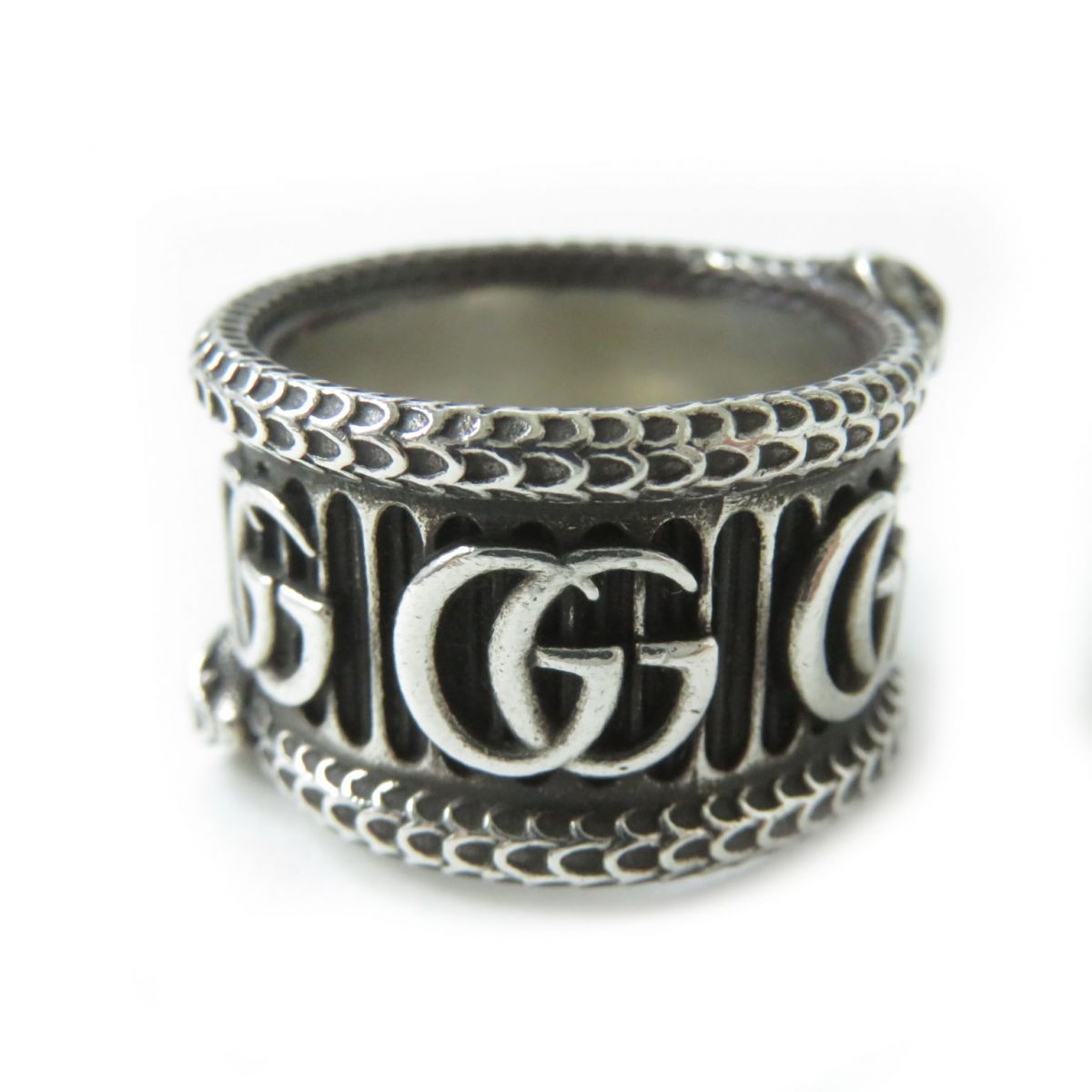 Gucci AG925 Snake & Double G Ring