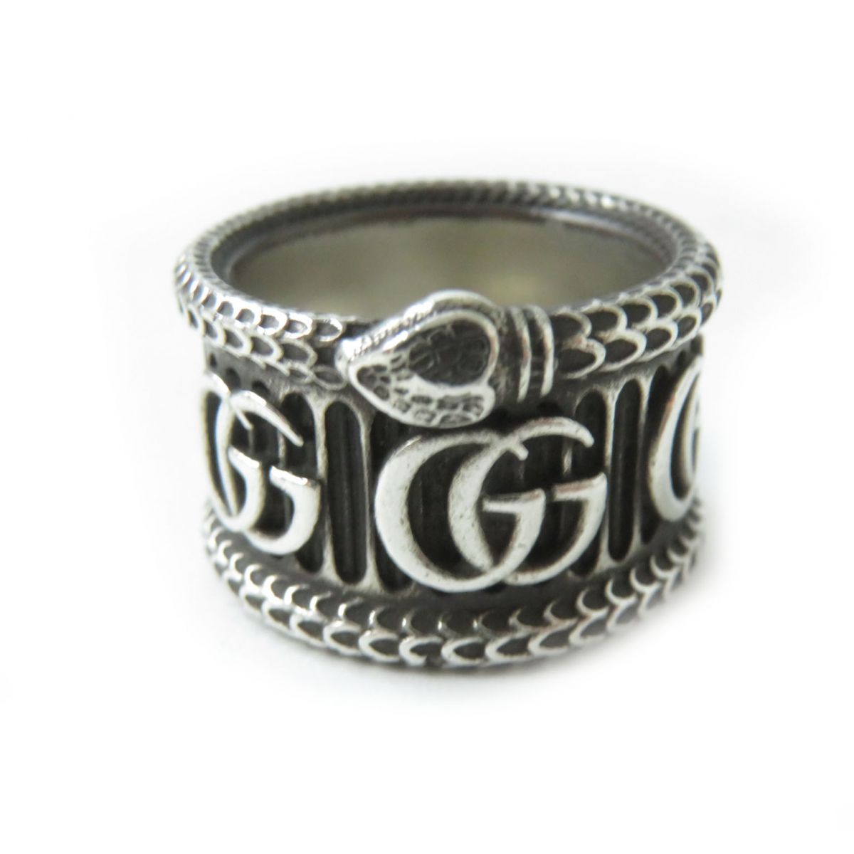 Gucci AG925 Snake & Double G Ring