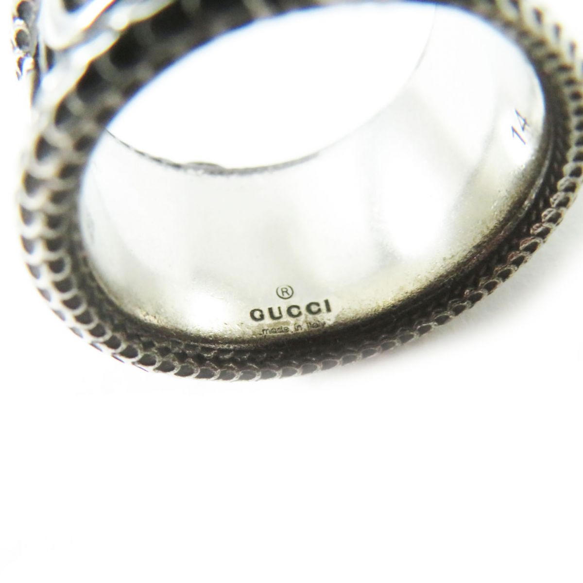 Gucci AG925 Snake & Double G Ring