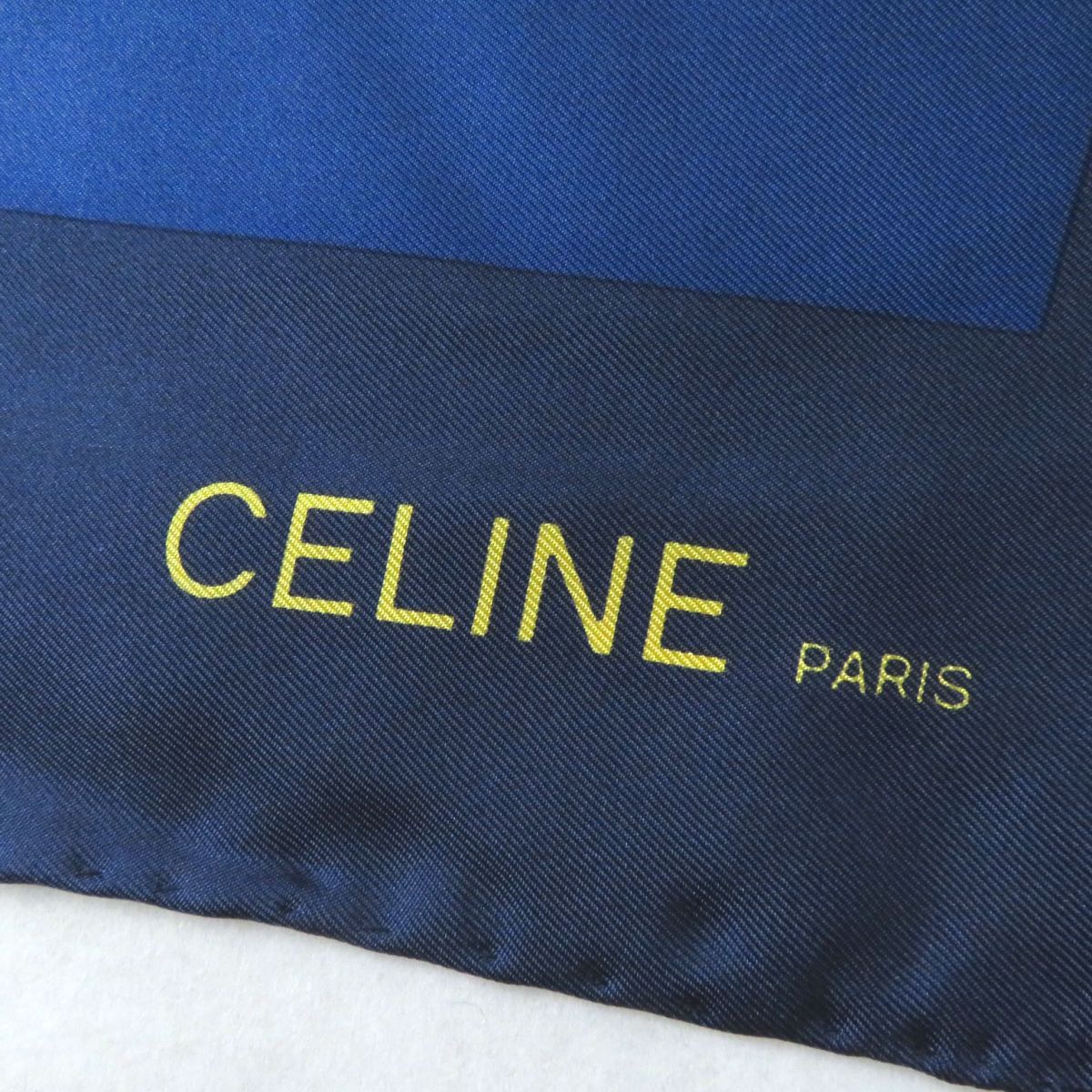 Celine Vintage Silk Scarf Horse Harness Pattern