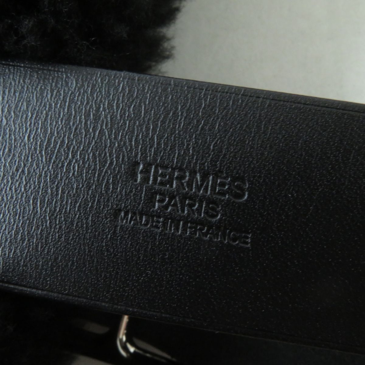 HERMES Etrivier Aviator Tote Bag Black