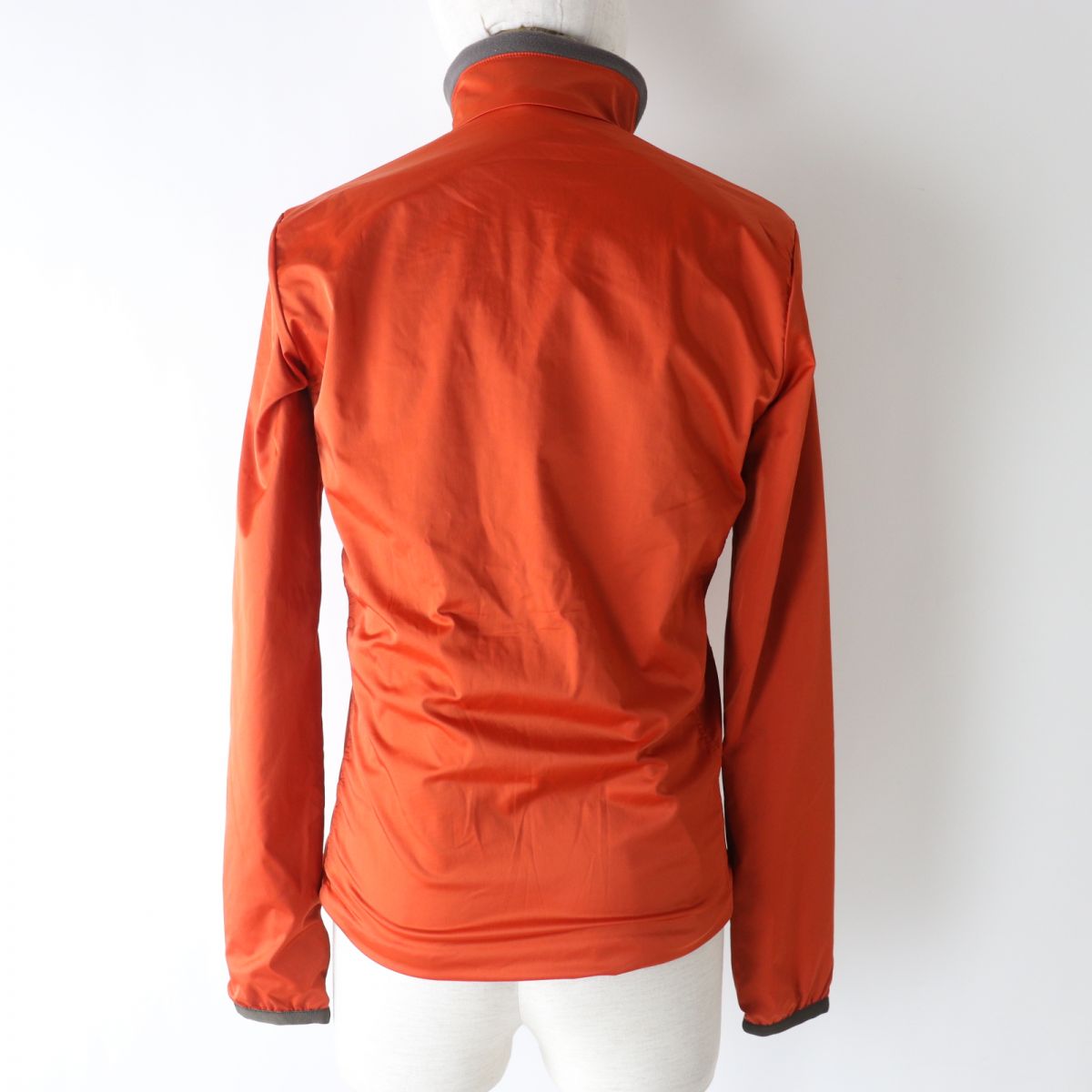 Hermes Women's Fleece Zip-up Jacket Orange Khaki