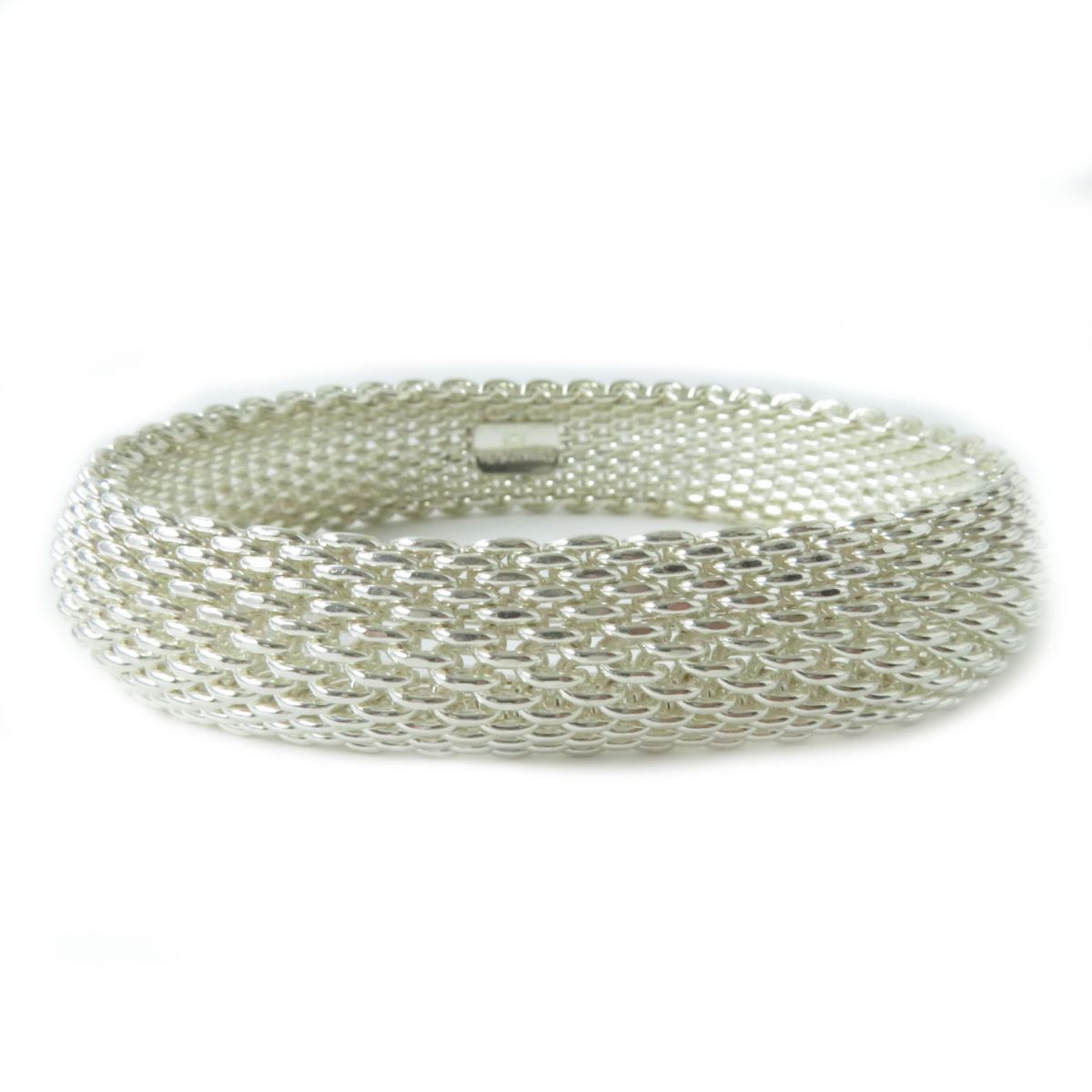 Tiffany & Co Somerset Mesh Bracelet Silver 925