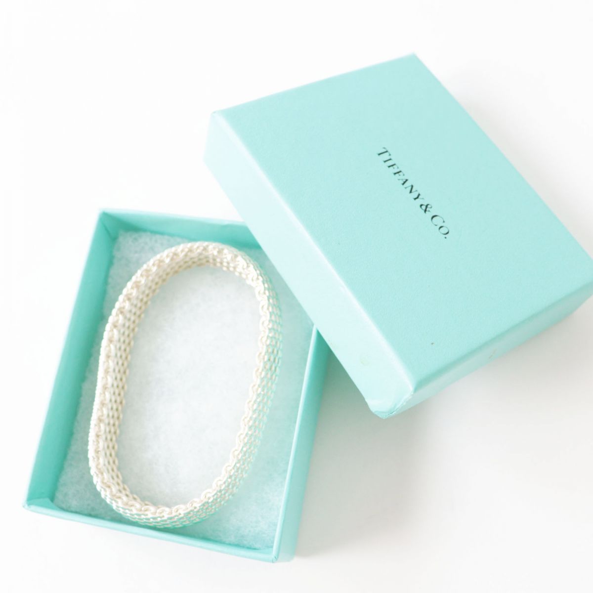 Tiffany & Co Somerset Mesh Bracelet Silver 925