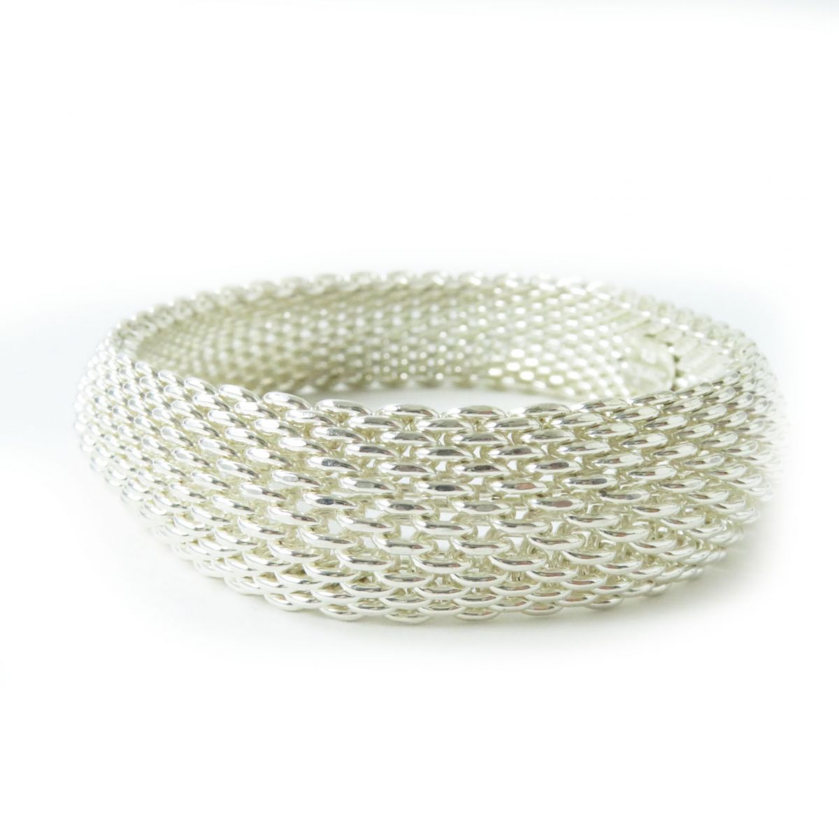 Tiffany & Co Somerset Mesh Bracelet Silver 925