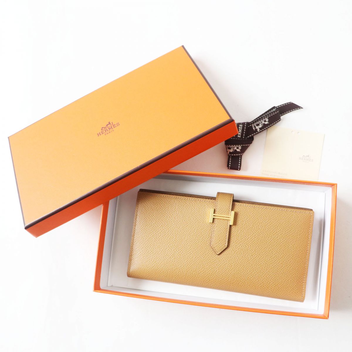 Hermes Bearn Soufflet Purse Bicolor Epsom