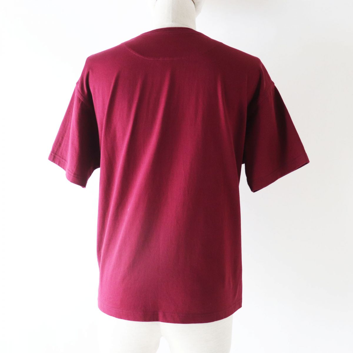 Hermes Cotton T-shirt Bordeaux 34