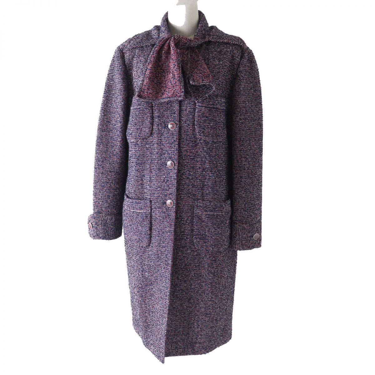 Chanel Cotton Tweed Coat P53413