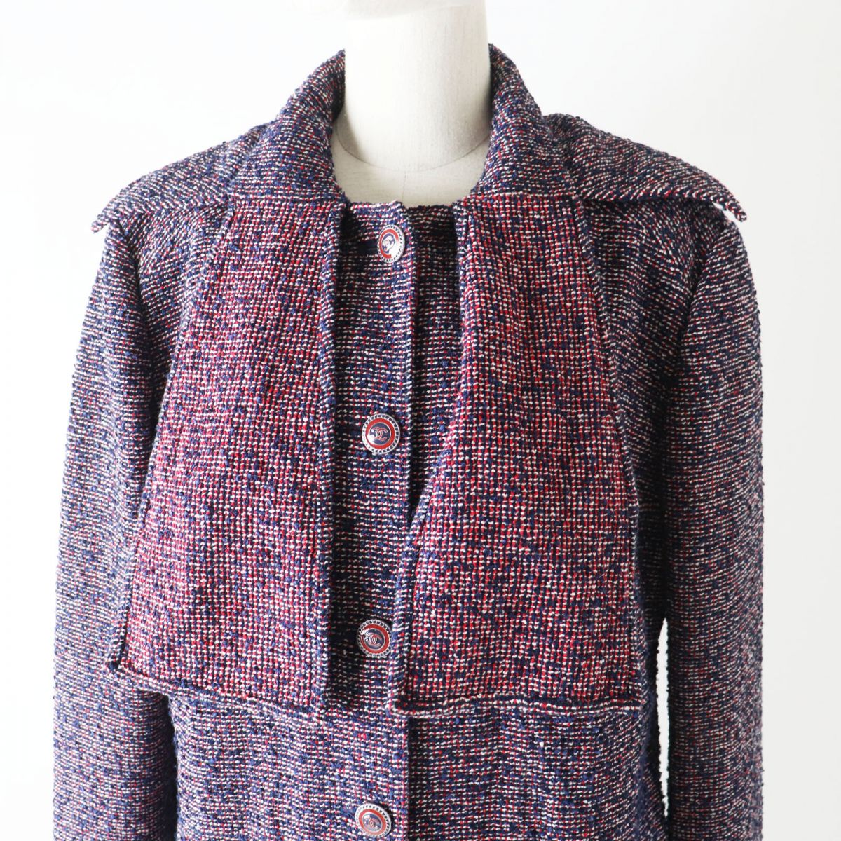 Chanel Cotton Tweed Coat P53413