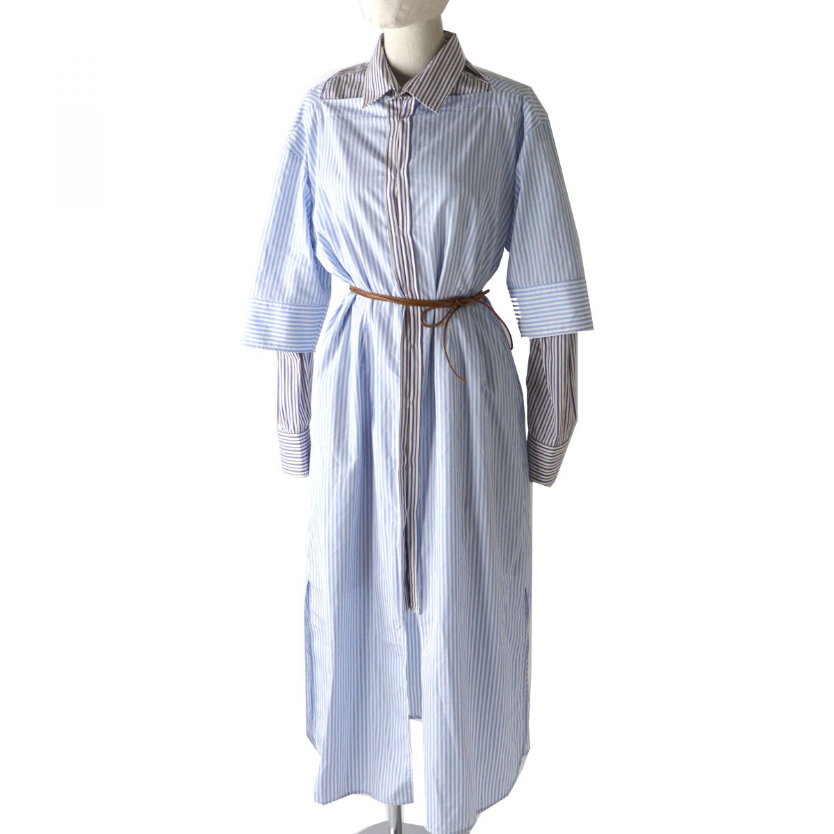 Authentic MARNI Women's Long Shirt Dress with Belt