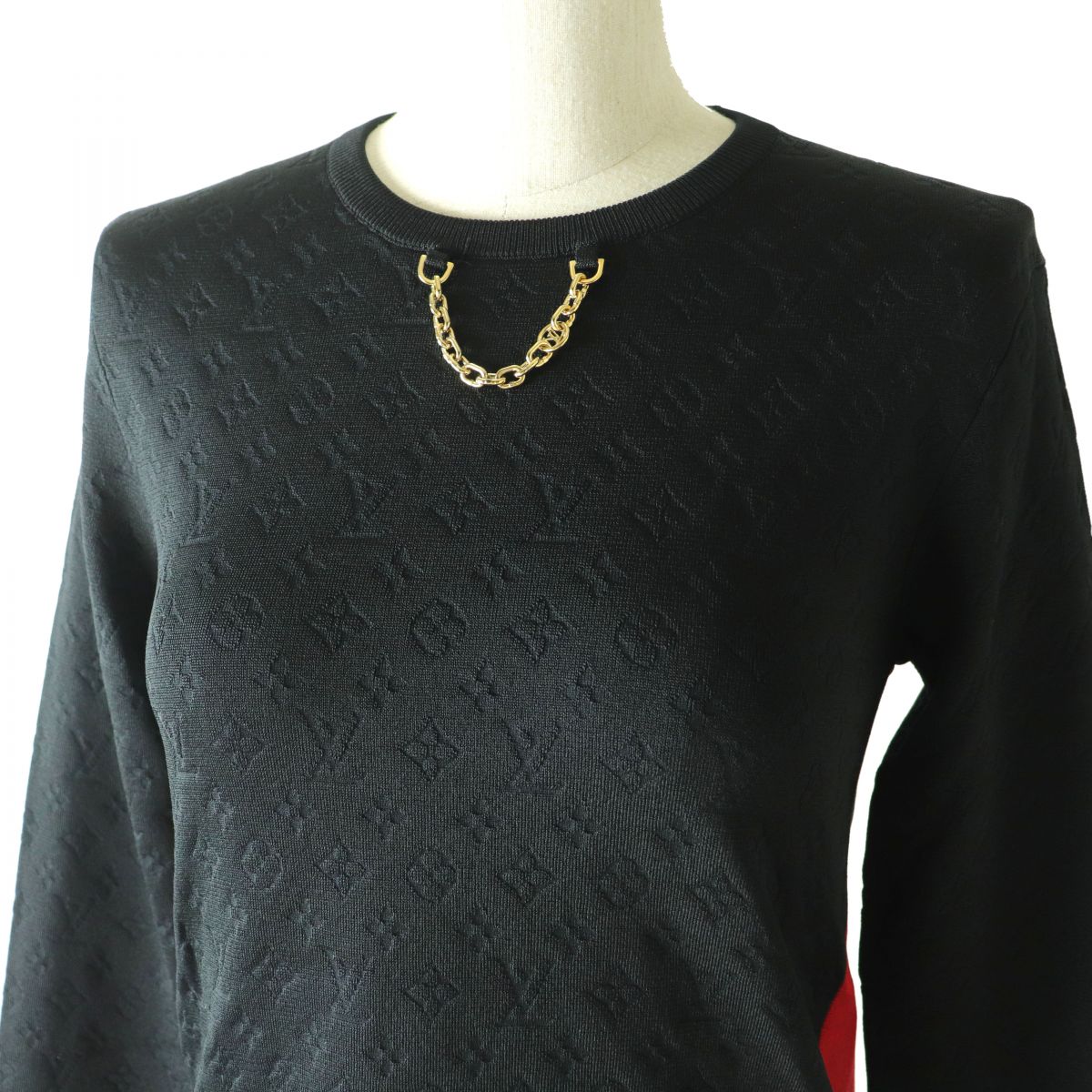 Louis Vuitton Women's Monogram Knit Pullover XS