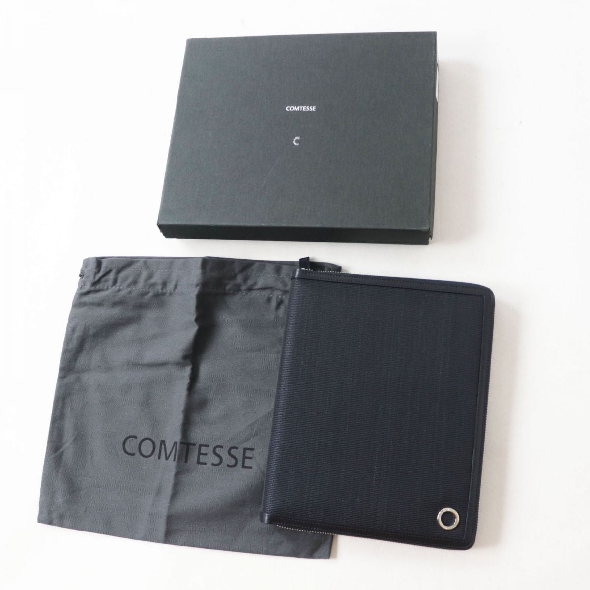 COMTESSE Horsehair Leather Notebook Cover