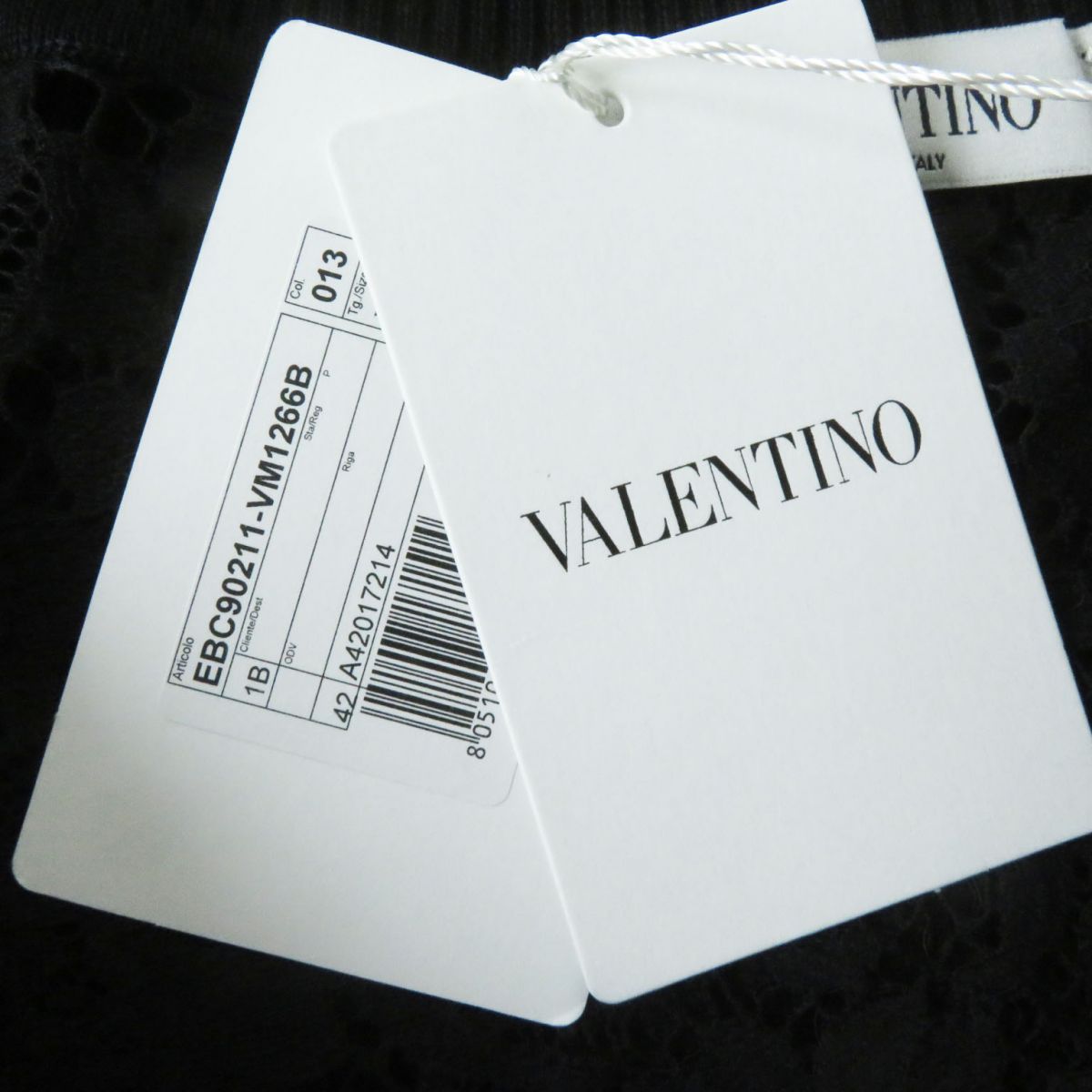 Valentino Women's Lace Top Black XS