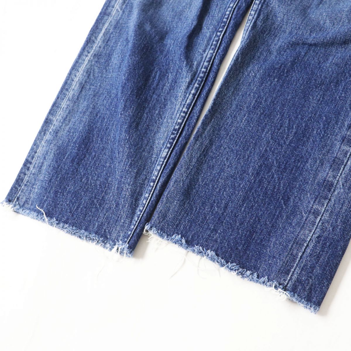 Dior Cut-off Boyfriend Denim Pants Indigo