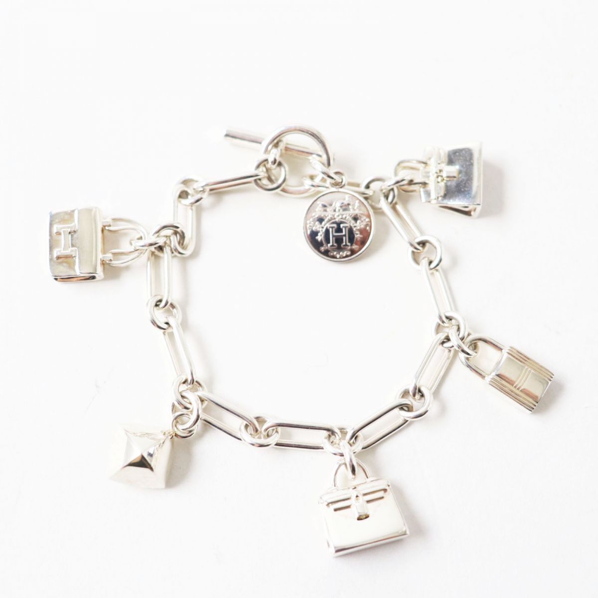 Hermes Amulet 5 Bracelet Silver AG925