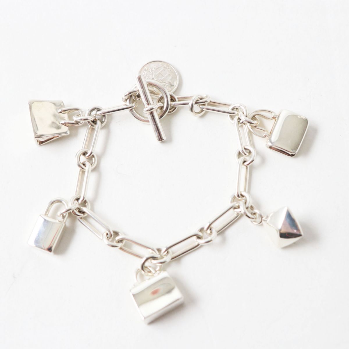 Hermes Amulet 5 Bracelet Silver AG925