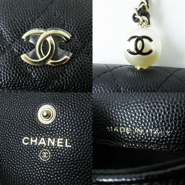 Chanel Caviar Skin Coin Purse AP2119