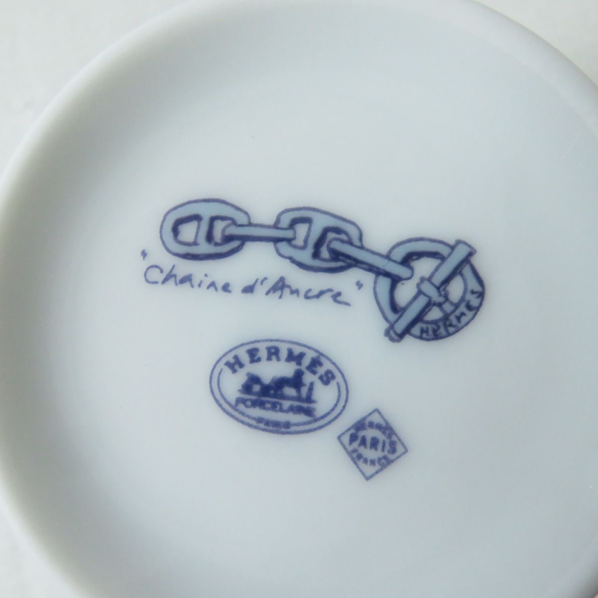 HERMES Chaine d'Ancre Espresso Cup & Saucer