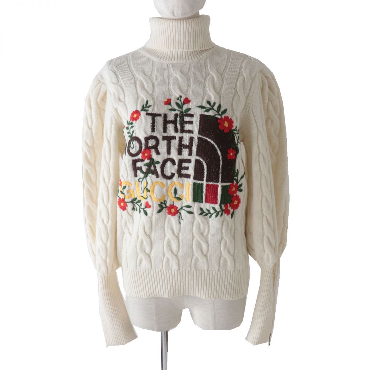 Gucci x North Face Floral Turtleneck Knit XS