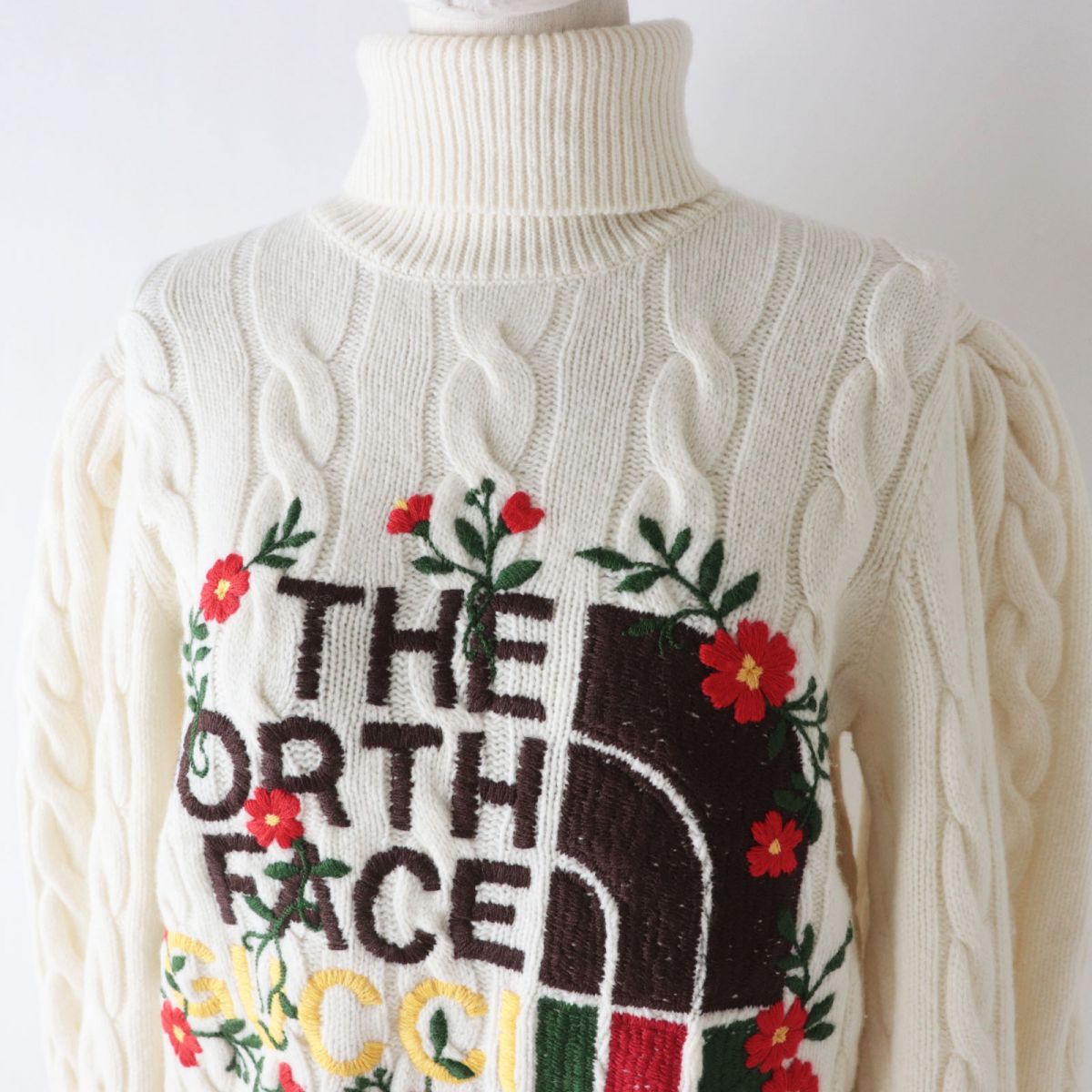 Gucci x North Face Floral Turtleneck Knit XS