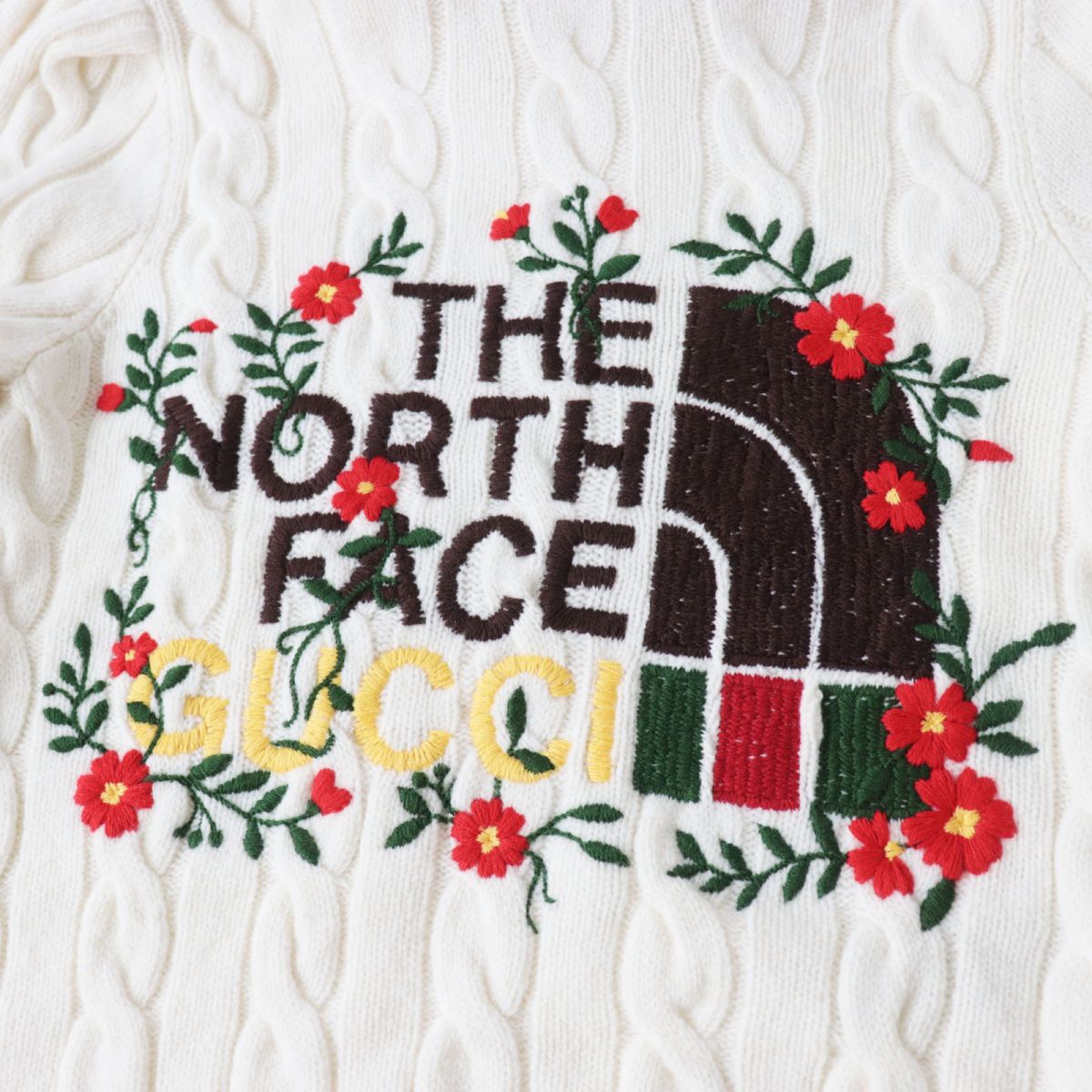 Gucci x North Face Floral Turtleneck Knit XS