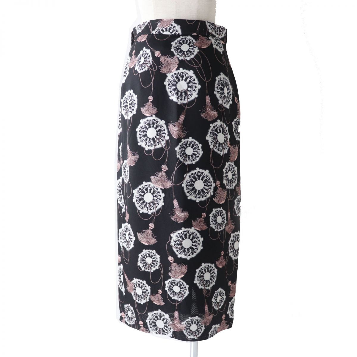 Hermes Aquarelle Long Wrap Skirt 36