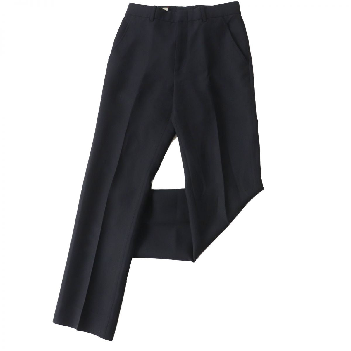 Gucci Women's Wool Silk Long Pants Black