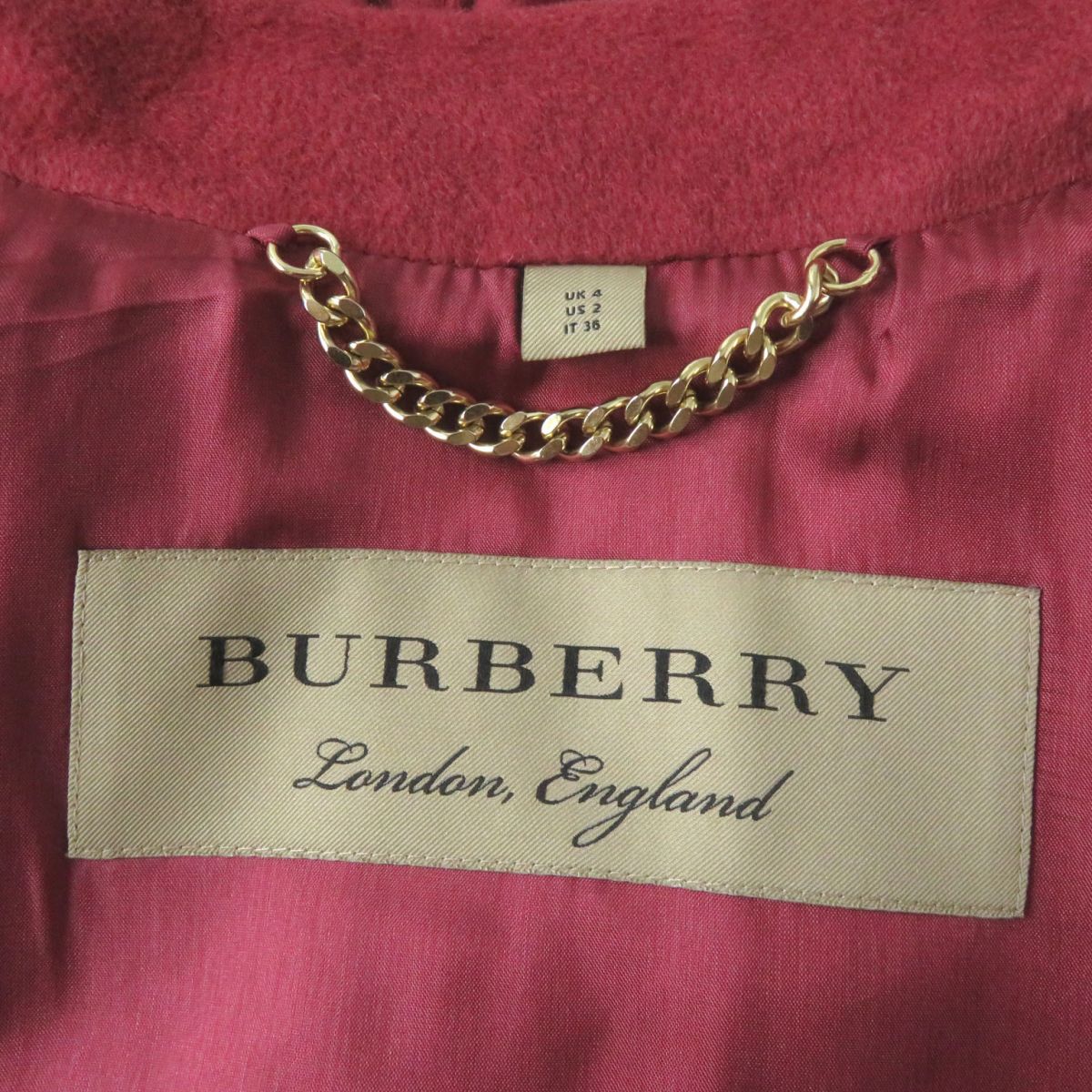 Burberry Women's Cashmere Belted Long Coat