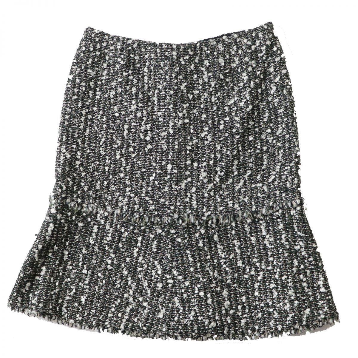 Chanel COCO Mark Tweed Mermaid Skirt Multi 40