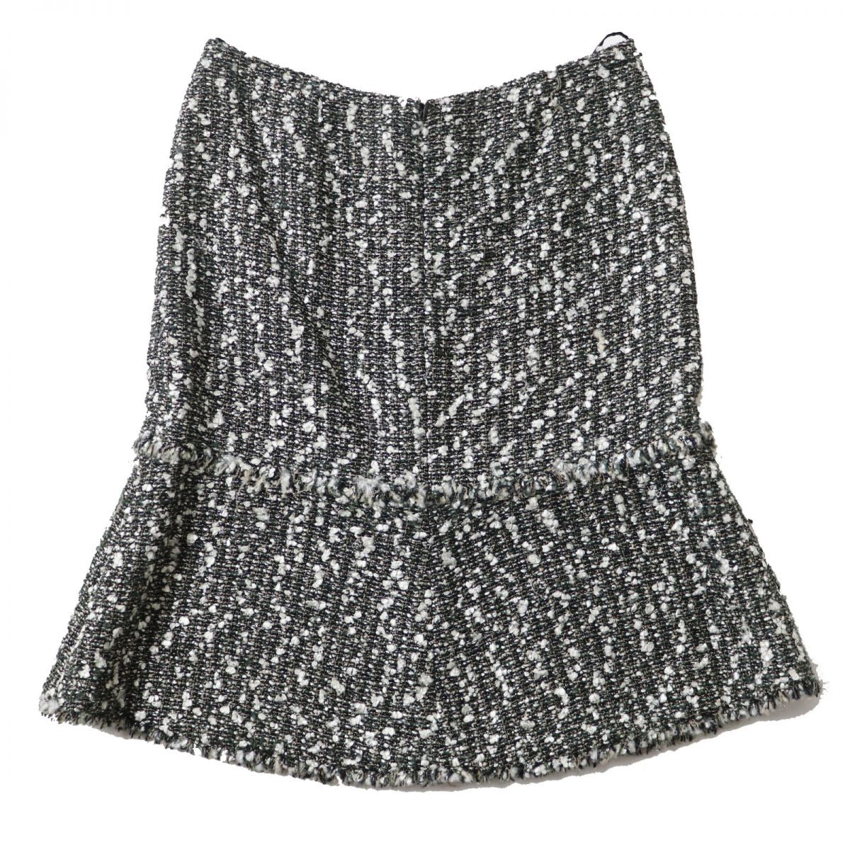 Chanel COCO Mark Tweed Mermaid Skirt Multi 40