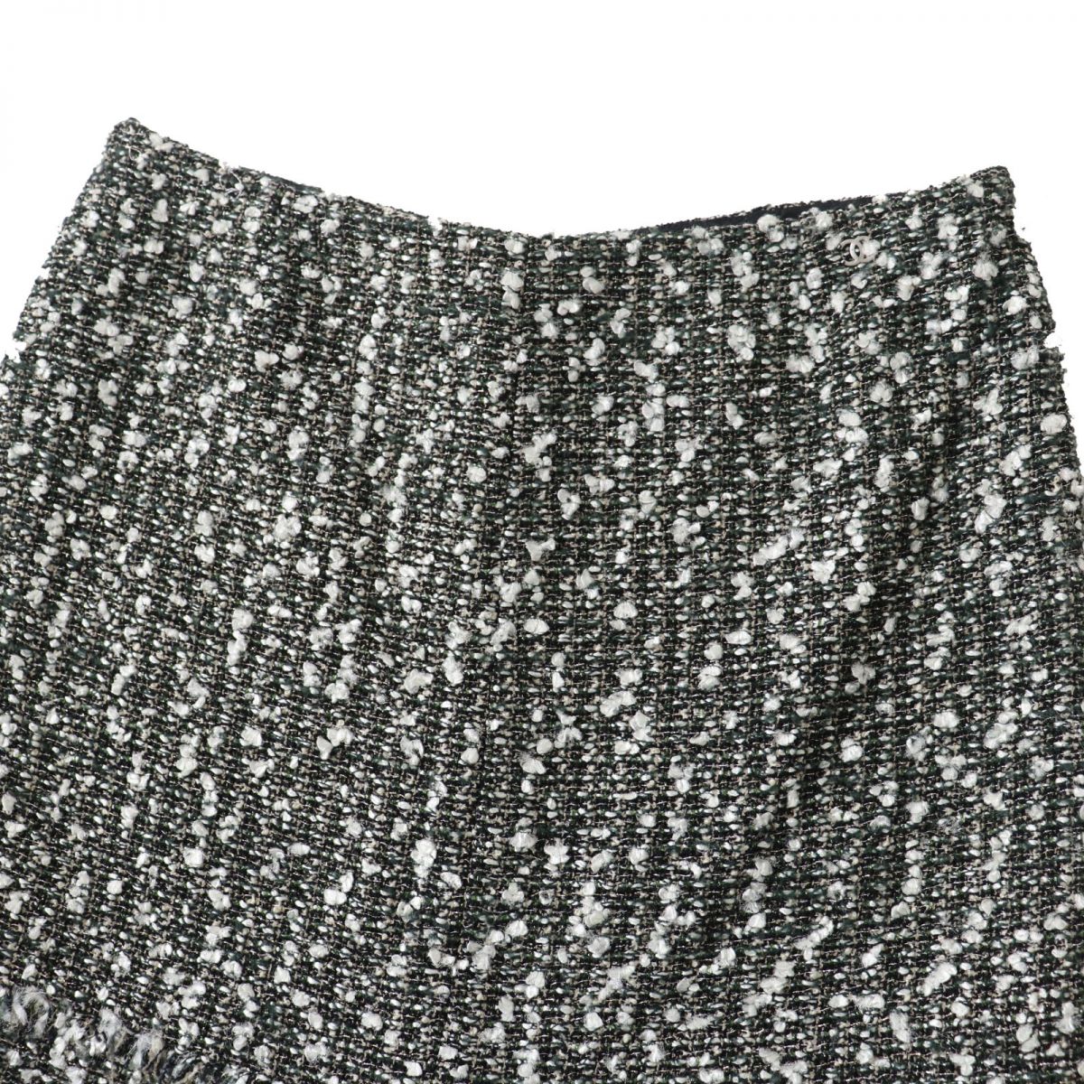 Chanel COCO Mark Tweed Mermaid Skirt Multi 40