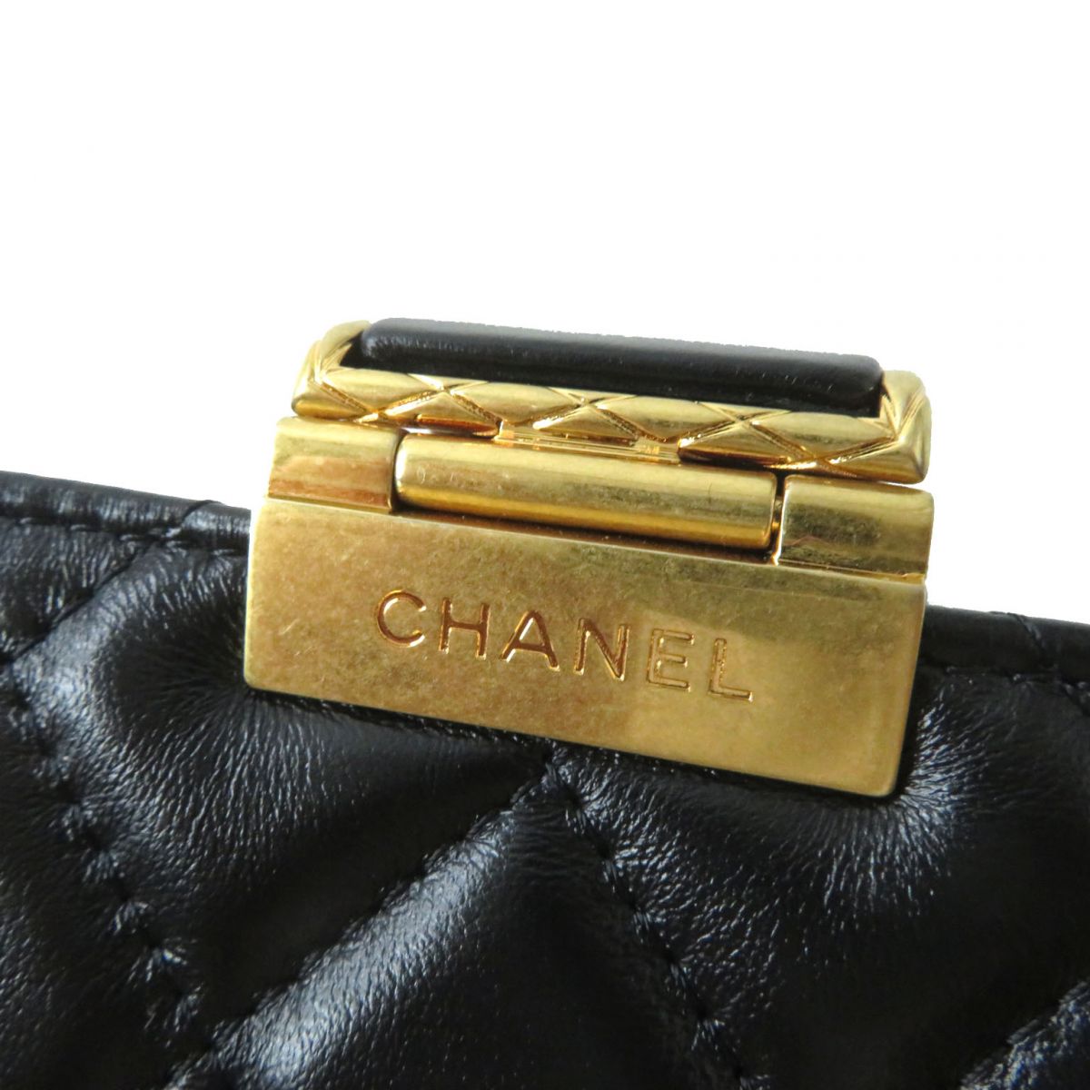 Chanel Lambskin Phone Holder Chain Bag