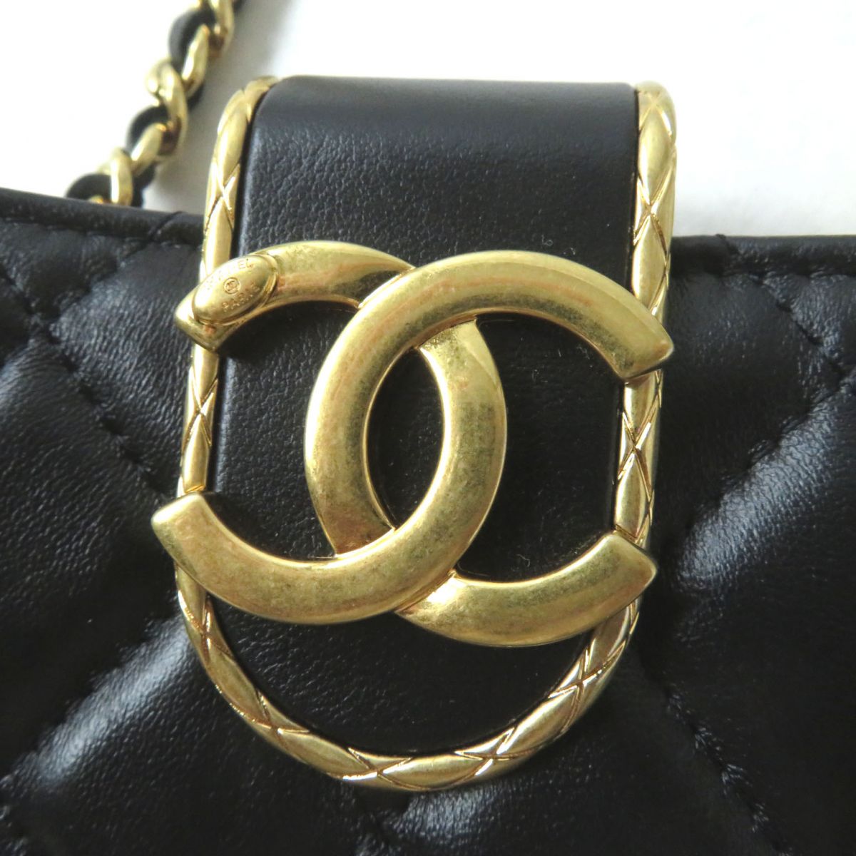 Chanel Lambskin Phone Holder Chain Bag