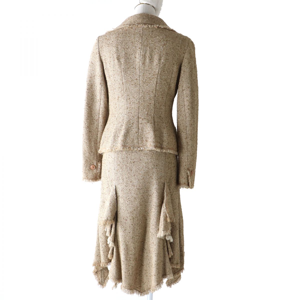 EPOCA MILANO Women's Tweed Jacket Skirt Set