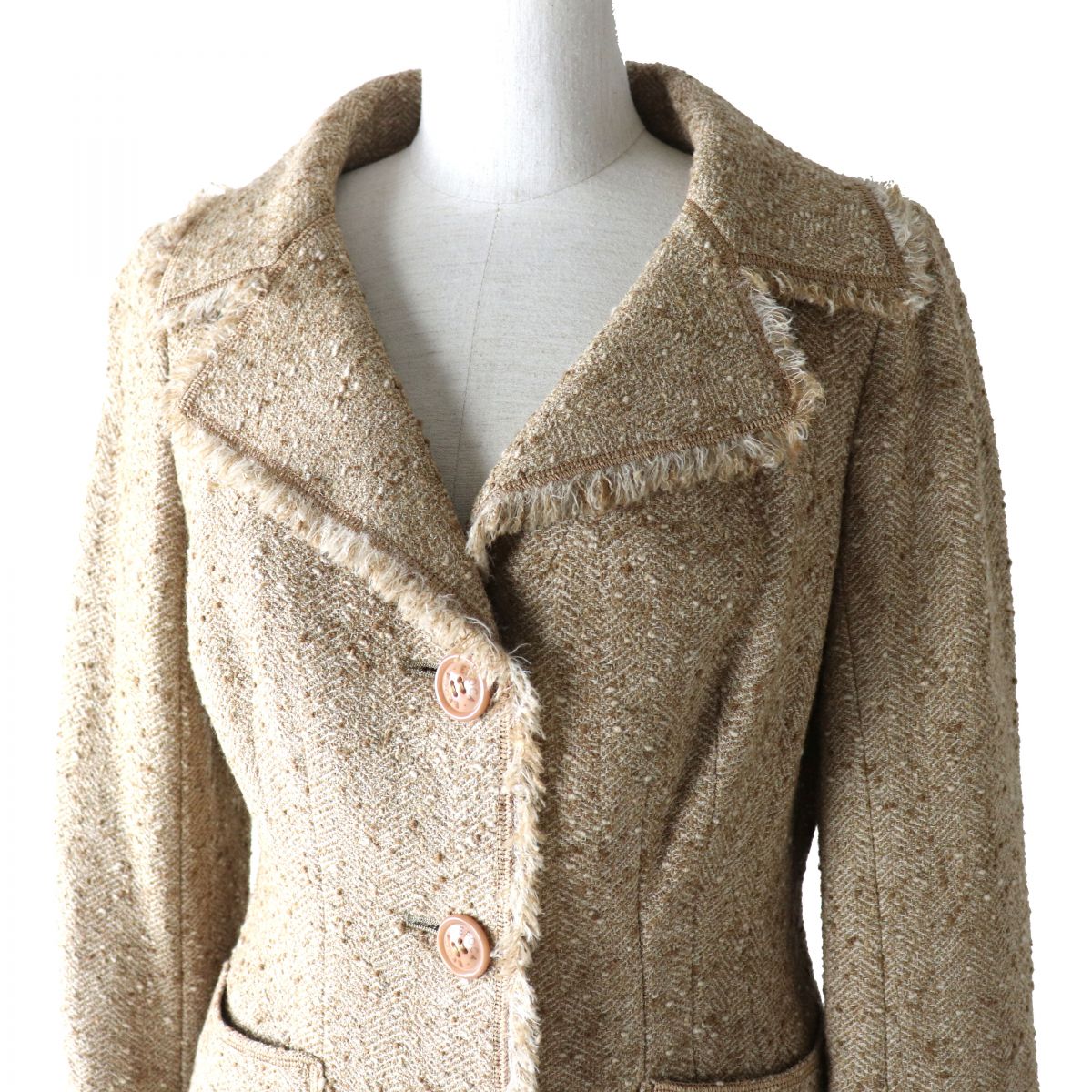 EPOCA MILANO Women's Tweed Jacket Skirt Set