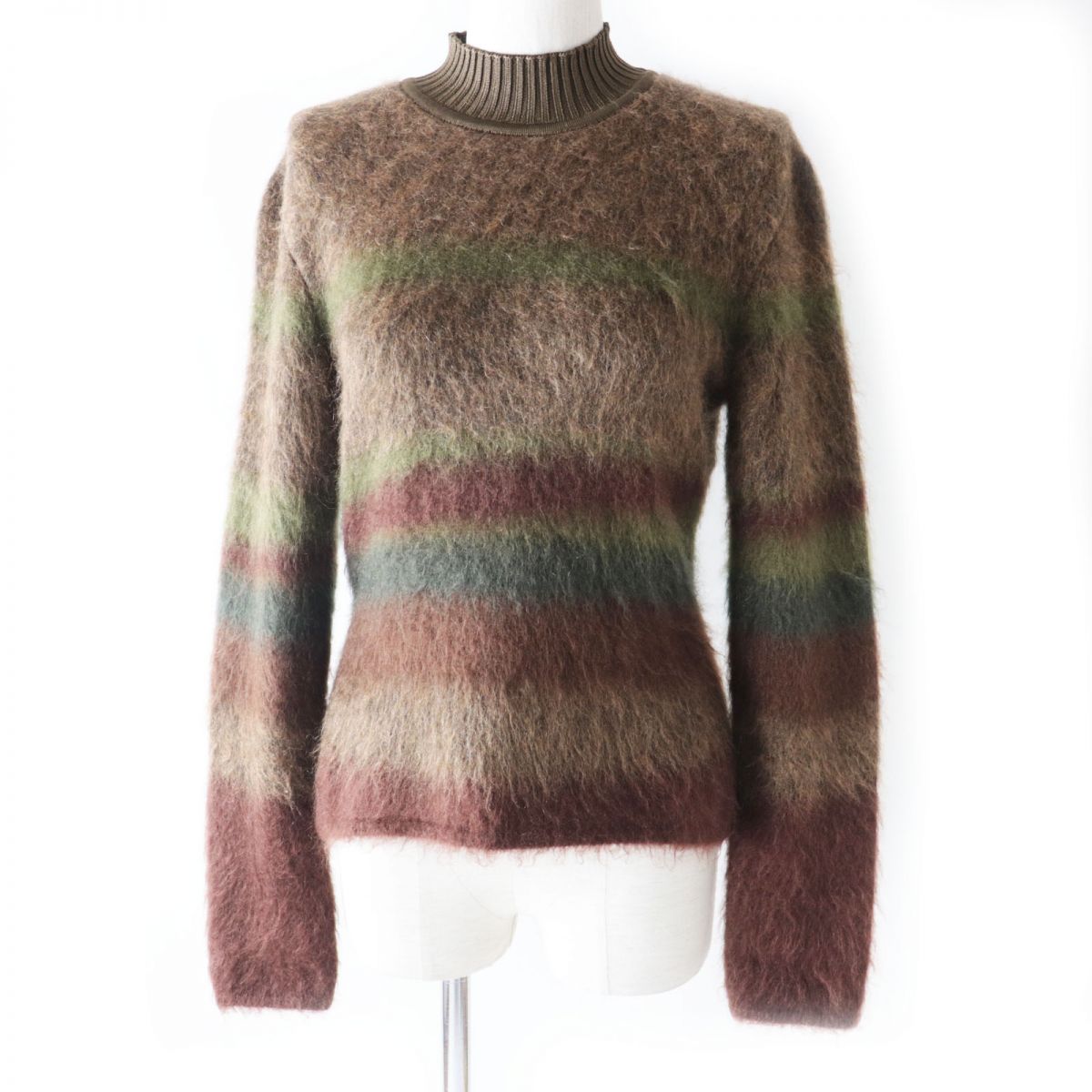 HERMES Mohair/Cashmere Blend Sweater Women's 40