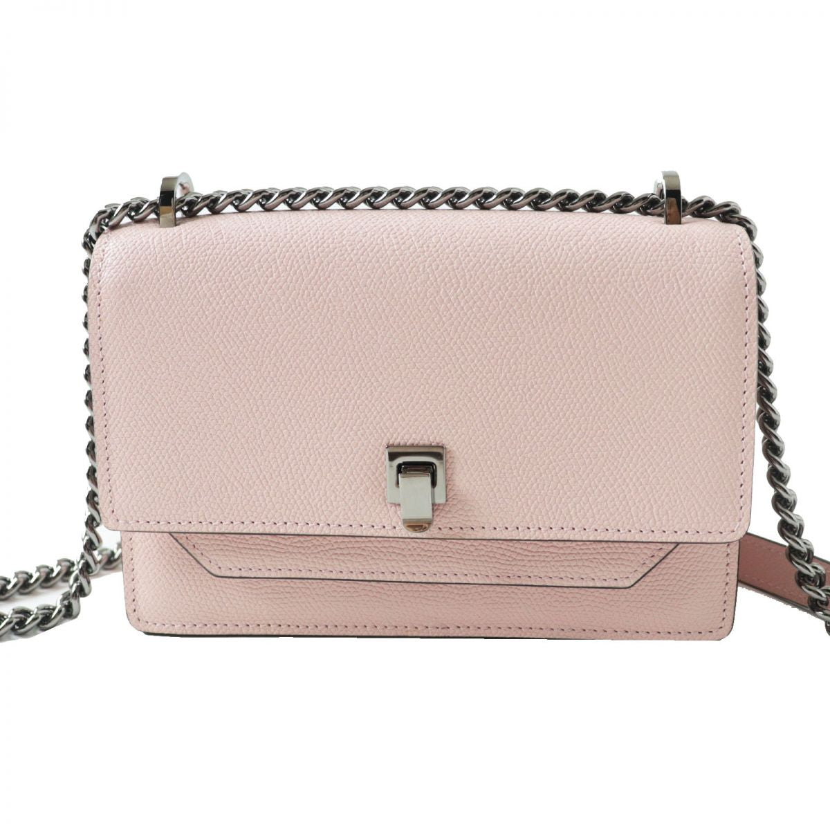 Valextra Small Spritz Leather Shoulder Bag