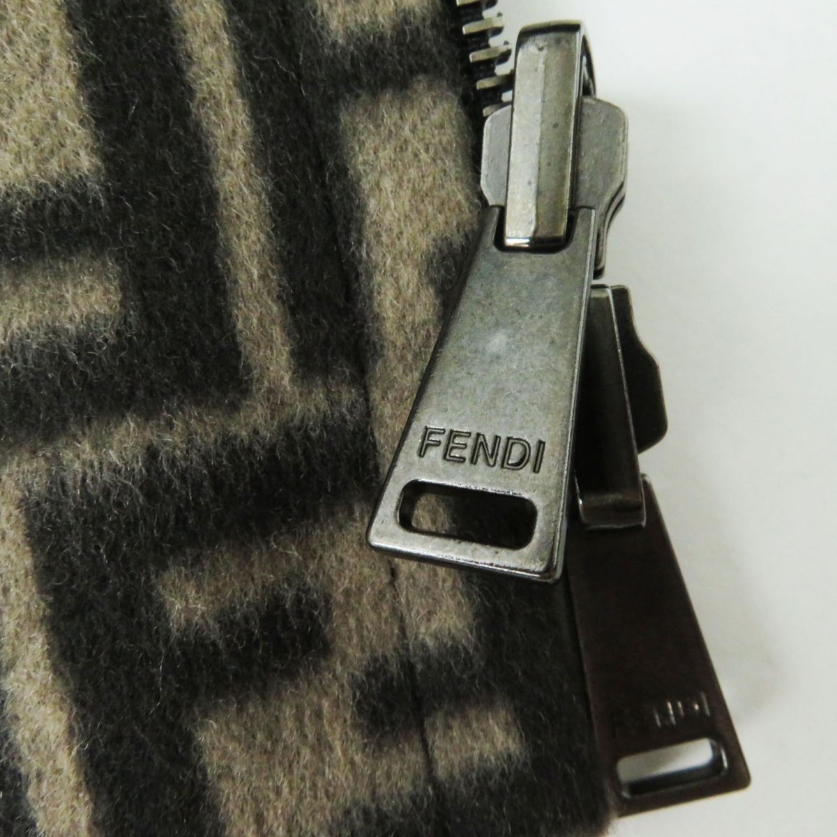 Fendi FF Logo Reversible Hooded Jacket