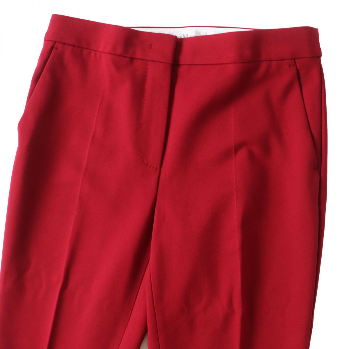 MaxMara Women's Center Press Pants Red 44