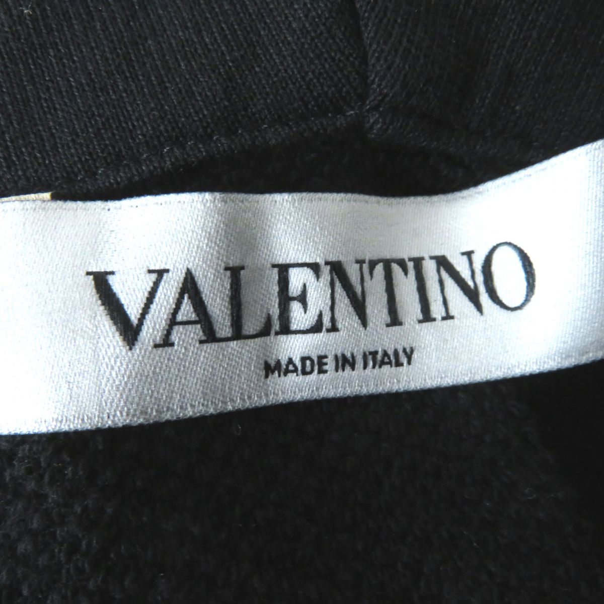 Valentino Women's VLTN Logo Hoodie Dress Black M