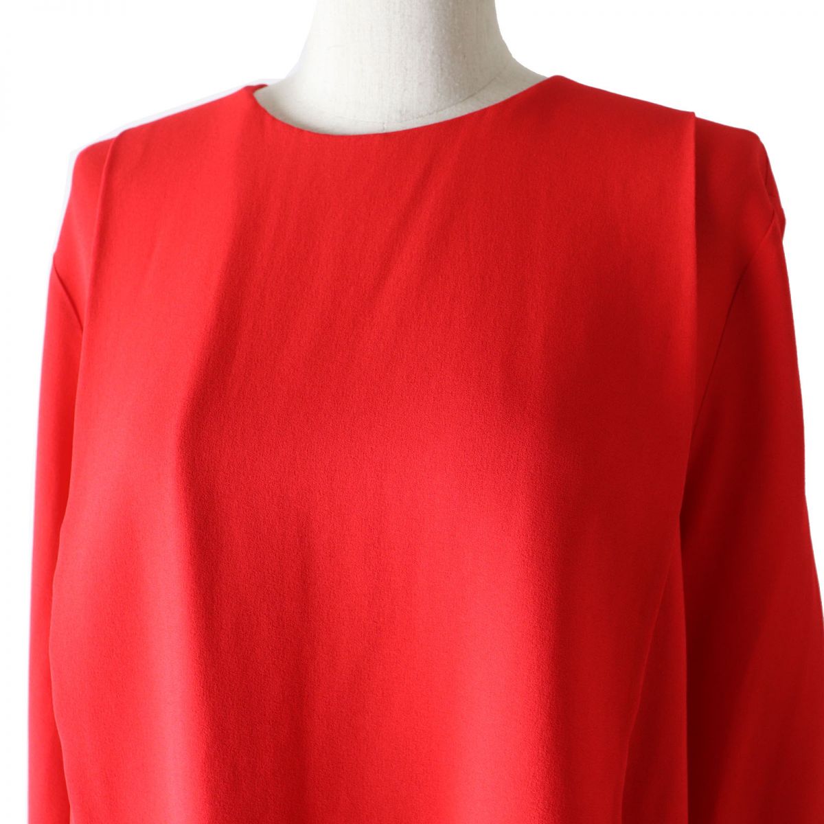 Maison Margiela Red Draped Blouse S51NC0429