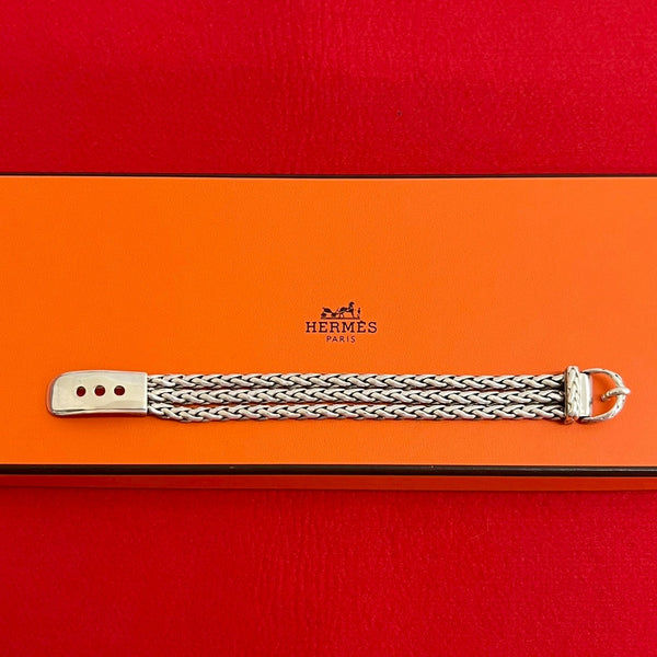 Hermes Diane Silver Bracelet