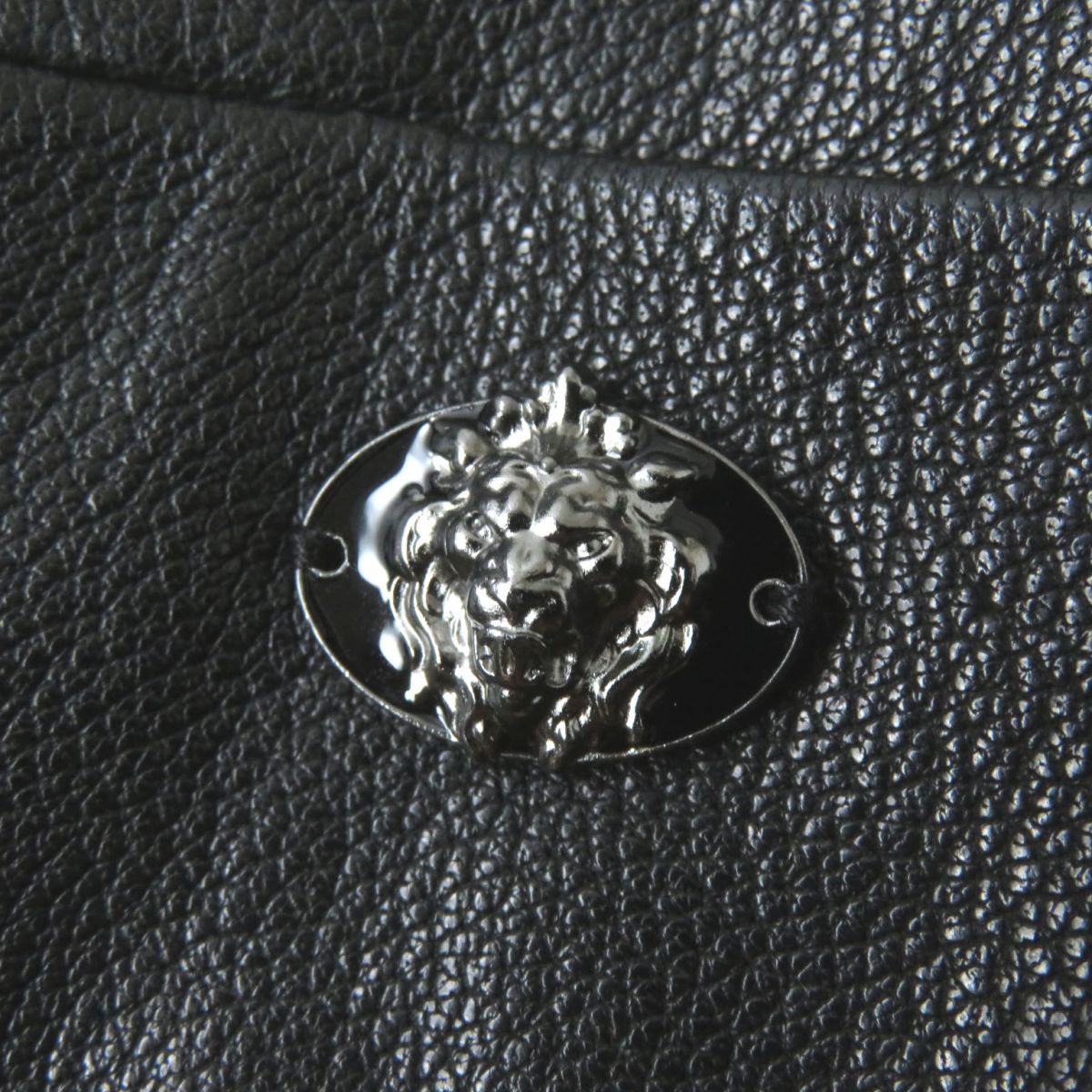 Chanel Leather Jacket COCO Mark Lion Button