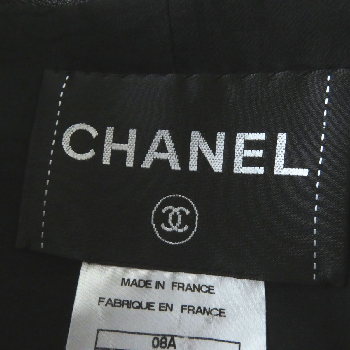 Chanel Leather Jacket COCO Mark Lion Button