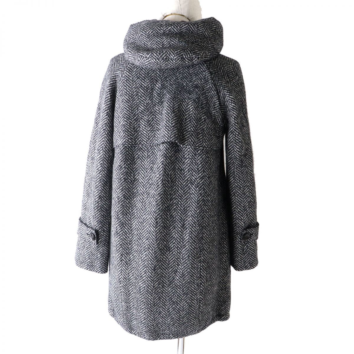 Max Mara Women's Hooded Long Coat 38