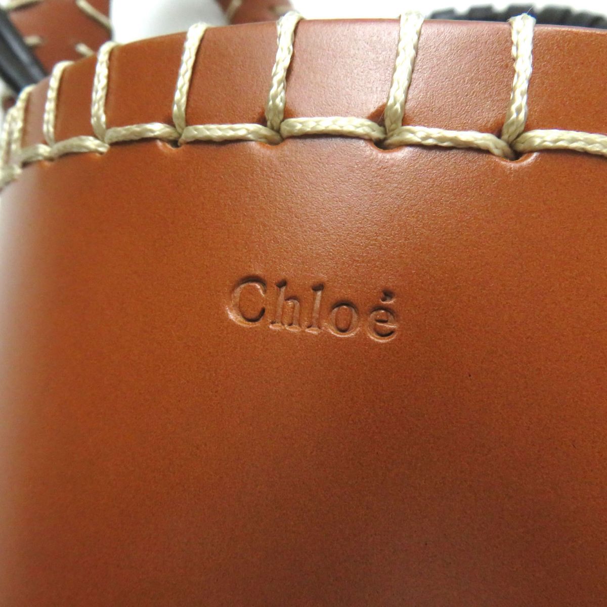 Chloe LOUELA 2WAY Leather Mini Bucket Bag