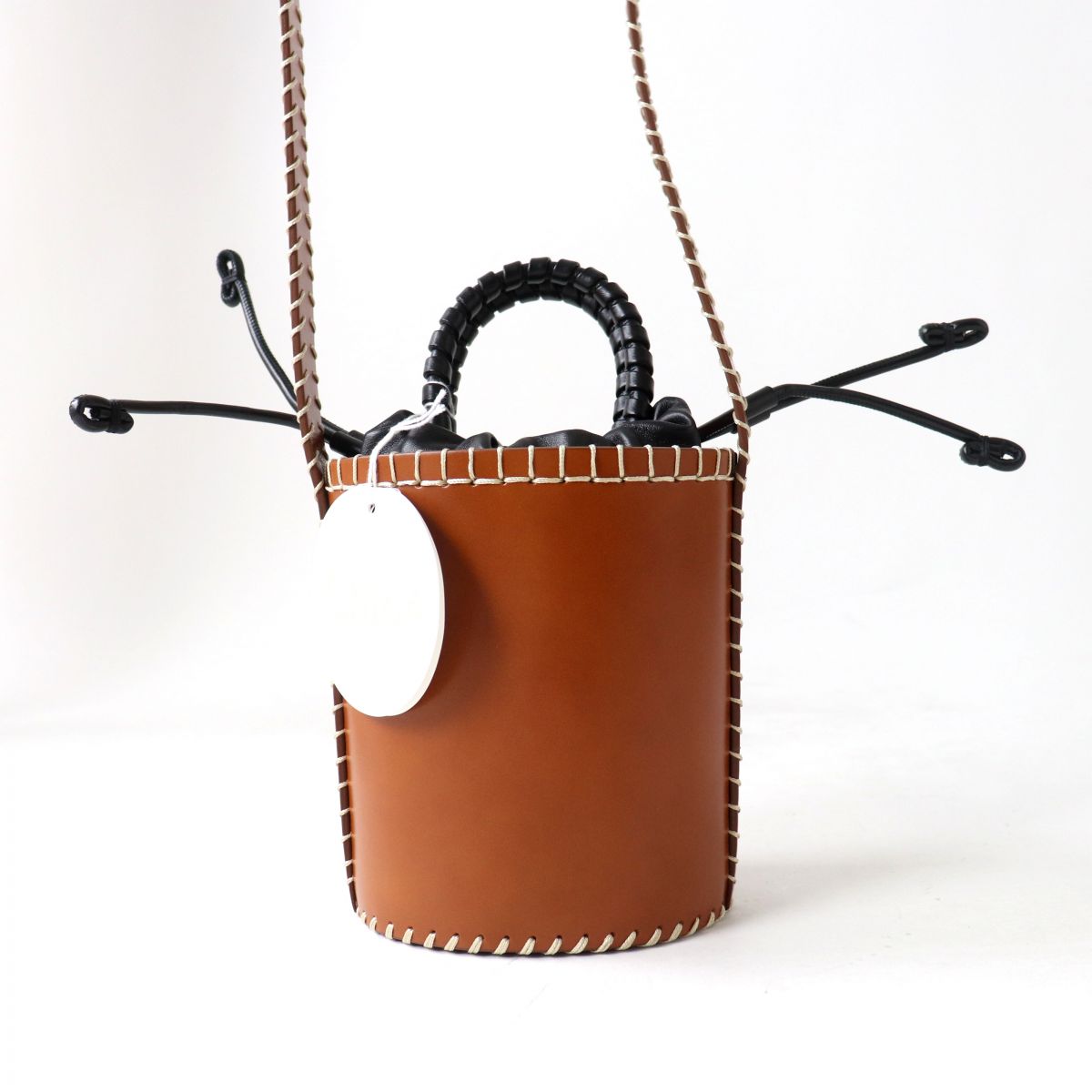 Chloe LOUELA 2WAY Leather Mini Bucket Bag